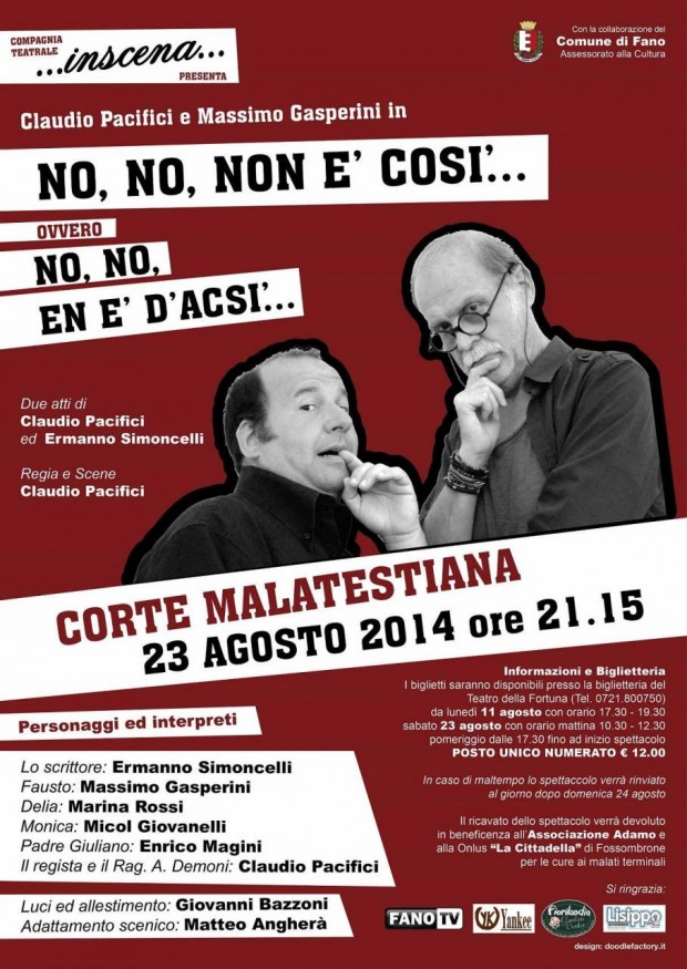 No, no, en è d'acsì