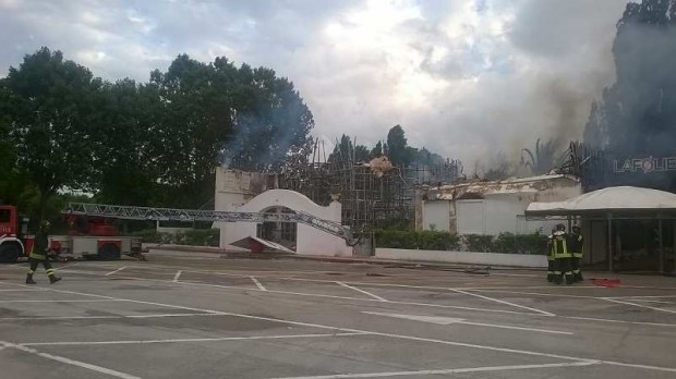 A fuoco l'ex Miù J'adore