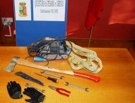 700 litri di gasolio e ascia