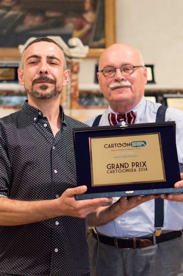 Lavoro CartoonSEA sul podio