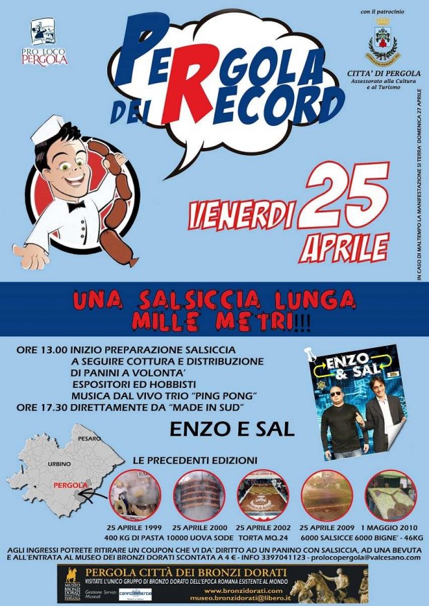 Una salsiccia lunga 1 km!