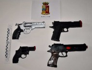 Pistole giocattolo sequestrate