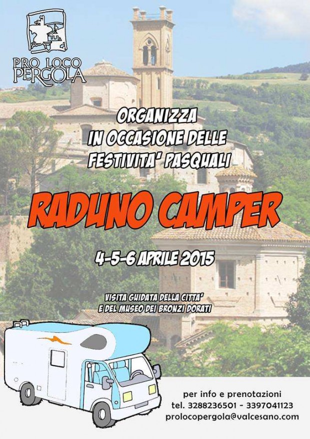 Raduno camper a Pergola