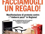Rimborsi pazzi, sit-in