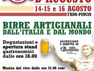 Fano, torna l’evento Birra d’Augusto