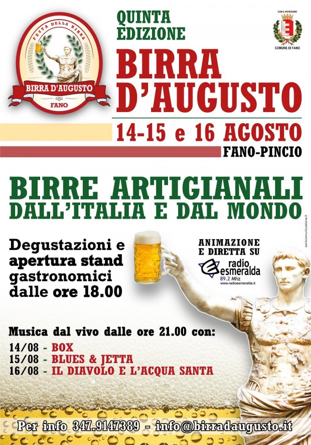 Fano, torna l’evento Birra d’Augusto