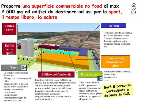 Proposta per la valorizzazione dell’area dell’ex zuccherificio