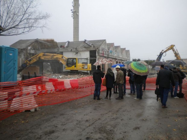 L’ex mattatoio comunale raso al suolo