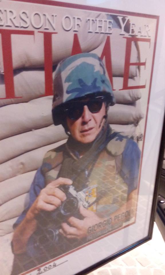 A San Lorenzo in Campo incontro con il fotoreporter Giorgio Pegoli