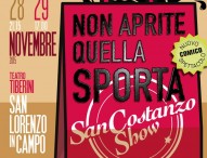 San Lorenzo in Campo, i comici del San Costanzo Show al teatro Tiberini