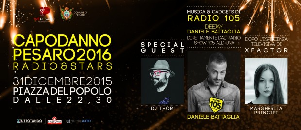 Pesaro, Capodanno: sul palco anche Margherita Principi reduce da XFactor