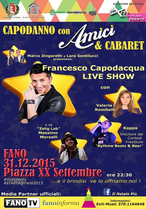 Capodanno, due spettacoli e tanti artisti. A teatro il San Costanzo Show
