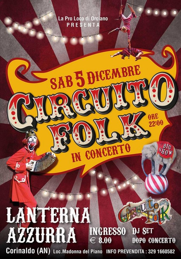 Tornano sul palco i Circuito Folk