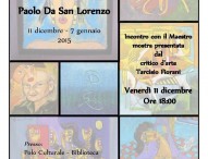 A San Lorenzo in Campo la mostra di Paolo Da San Lorenzo e l’incontro con il pittore