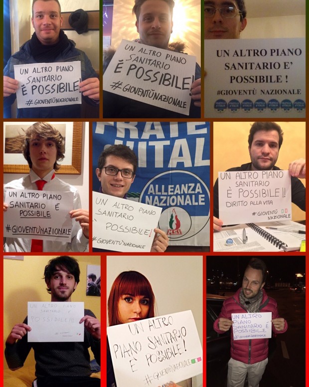 Per Gioventù Nazionale un altro Piano sanitario è possibile