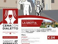 Il duo Tranquilli-Gaudenzi pronto a far sorridere nel nuovo appuntamento di Cena con dialetto