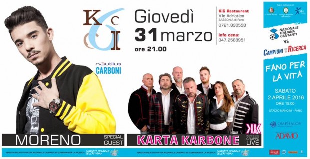 Il rap Moreno a Fano per promuovere “Fano per la vita”