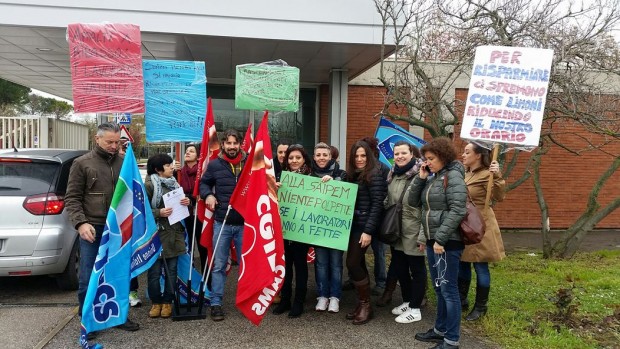 Saipem, sciopero dei lavoratori mensa della Compass