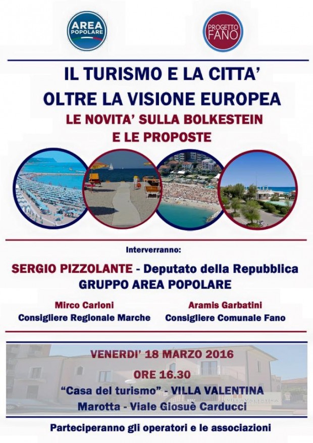 A Marotta incontro “Il turismo e la città oltre la visione europea. Le novità sulla Bolkestein e le proposte”