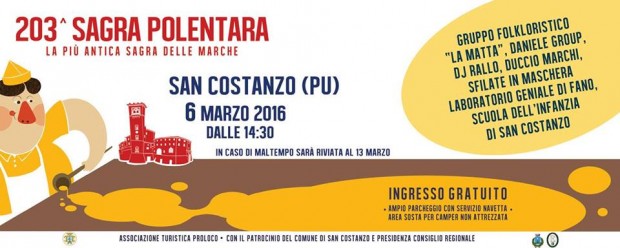 A San Costanzo la Sagra Polentara, la più antica delle Marche