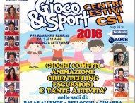 Al via i centri estivi del Csi Fano