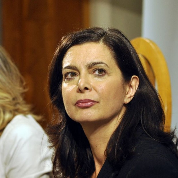 La presidente della Camera Laura Boldrini venerdì a Fano