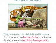 “Etica, non moda: i perché della scelta vegana”, incontro a San Michele al Fiume