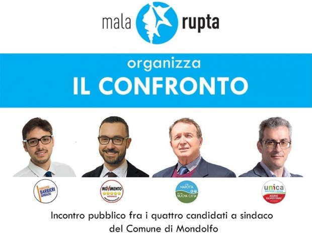 Elezioni, a Marotta va in scena il confronto tra i 4 candidati sindaco