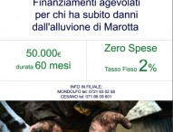 Alluvione, finanziamenti agevolati per chi ha subito danni