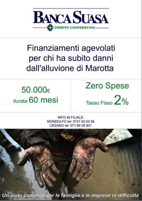 Alluvione, finanziamenti agevolati per chi ha subito danni