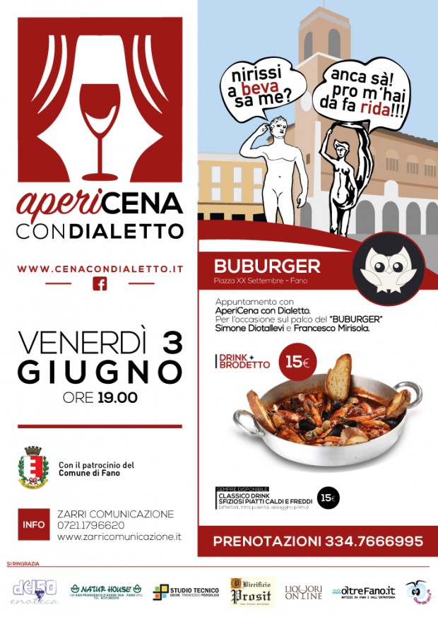 Il dialetto non va in vacanza! Il 3 giugno il primo AperiCena con Dialetto