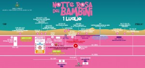 mappa notte rosa