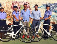 Vigili a piedi a Mondolfo ed in bici a Marotta