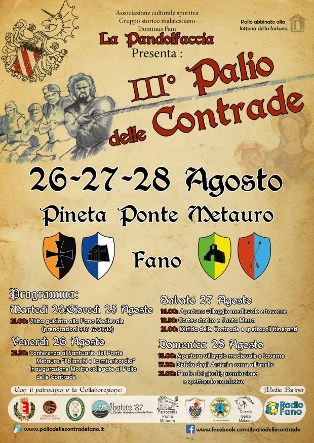 Presentato il Palio delle Contrade. Una settimana di rievocazioni, sfilate e iniziative a tema