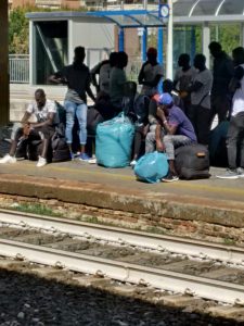 Stazione Ferroviaria Fano dettaglio