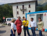 Il sindaco Seri in visita ad Arquata del Tronto