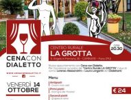 Questa sera torna l’appuntamento con Cena con Dialetto