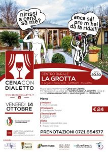 locandina cena la grotta
