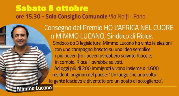 Apertura Settimana Africana regionale con ospite d’eccezione: il sindaco di Riace