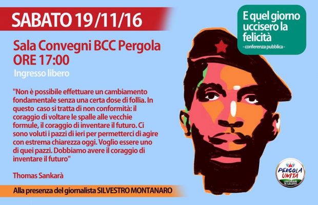 “E quel giorno uccisero la felicità”, a Pergola incontro con lo scrittore Montanaro