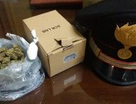 Cercano i ladri, trovano marijuana e cocaina: un arresto