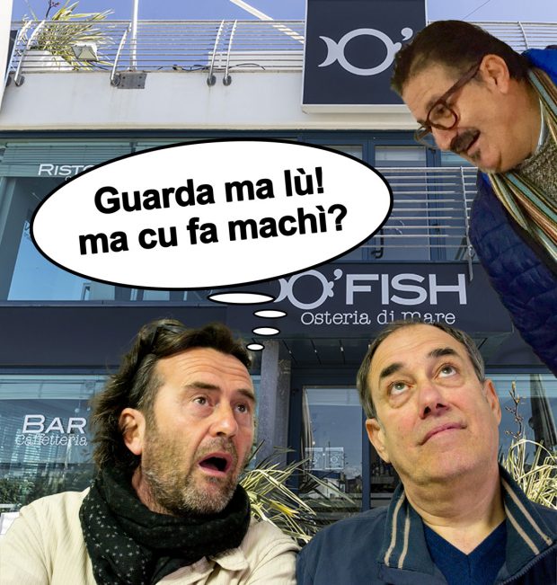 Cena con Dialetto al sapore di mare al ristorante O’Fish