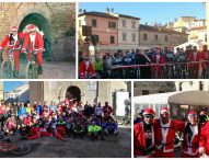 A San Lorenzo in Campo la passeggiata in bici con Babbo Natale alla scoperta delle eccellenze del territorio