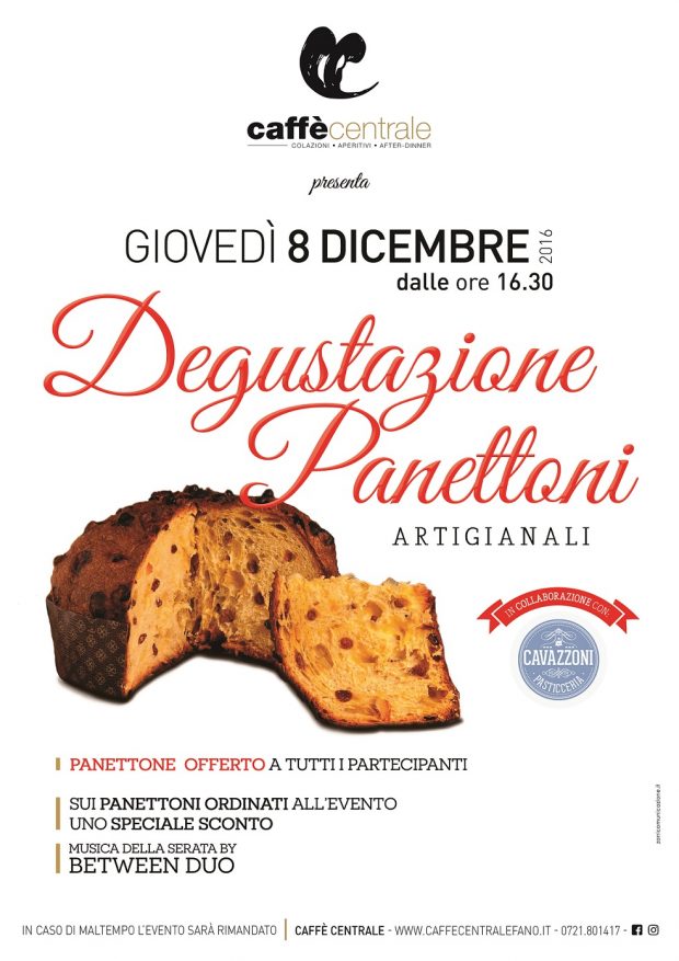 Dolci tentazioni al Caffè Centrale, l’8 dicembre degustazione di panettoni artigianali