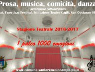 Stagione teatrale super a San Lorenzo in Campo: prosa, jazz, San Costanzo Show, prestigiose collaborazioni