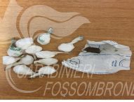 Pusher con 11 dosi di cocaina, arrestato