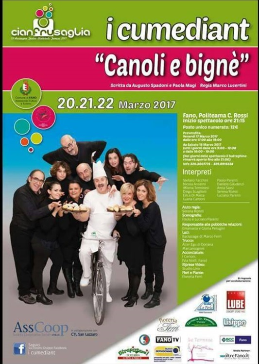 ‘Canoli e bignè’, in scena I Cumediant