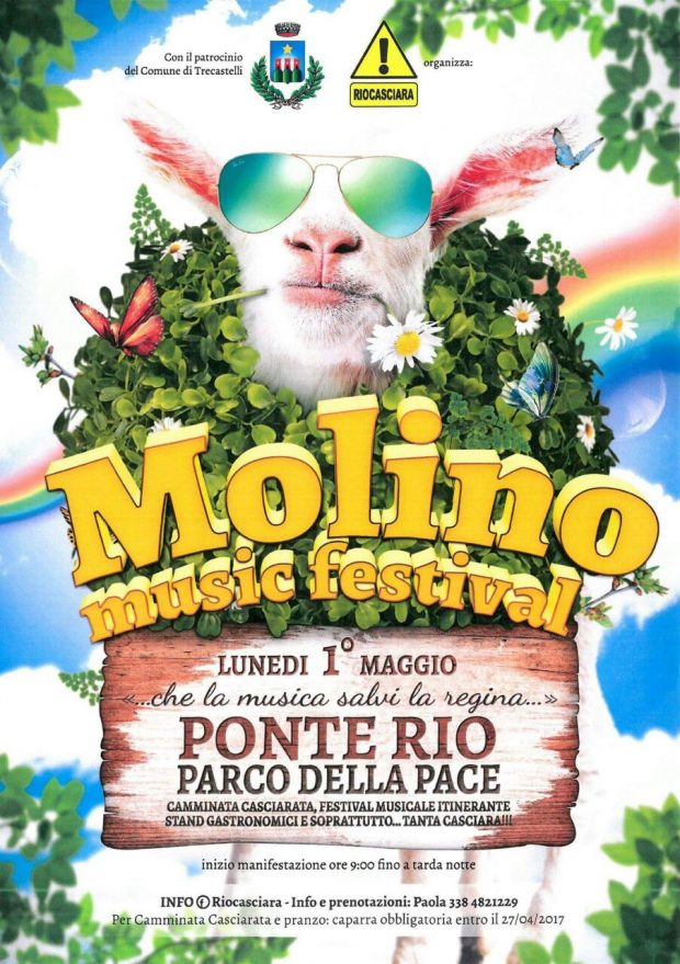 1 maggio, Molino Music Festival a Ponte Rio: programma ricchissimo