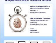 A Fano l’incontro “Ictus. Non perdiamo tempo  – il tempo è cervello”