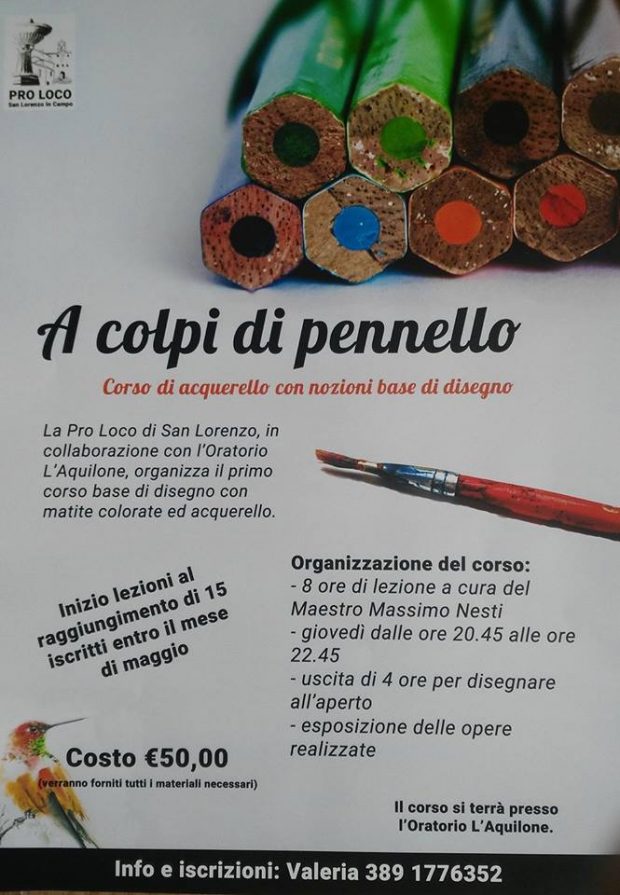 A San Lorenzo in Campo arriva “La fabbrica del tempo libero”. Dalla fotografia alla pasta fresca: corsi per tutti i gusti